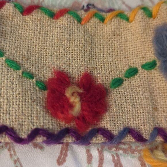 Vintage handmade rainbow belt - Picture 4 of 6